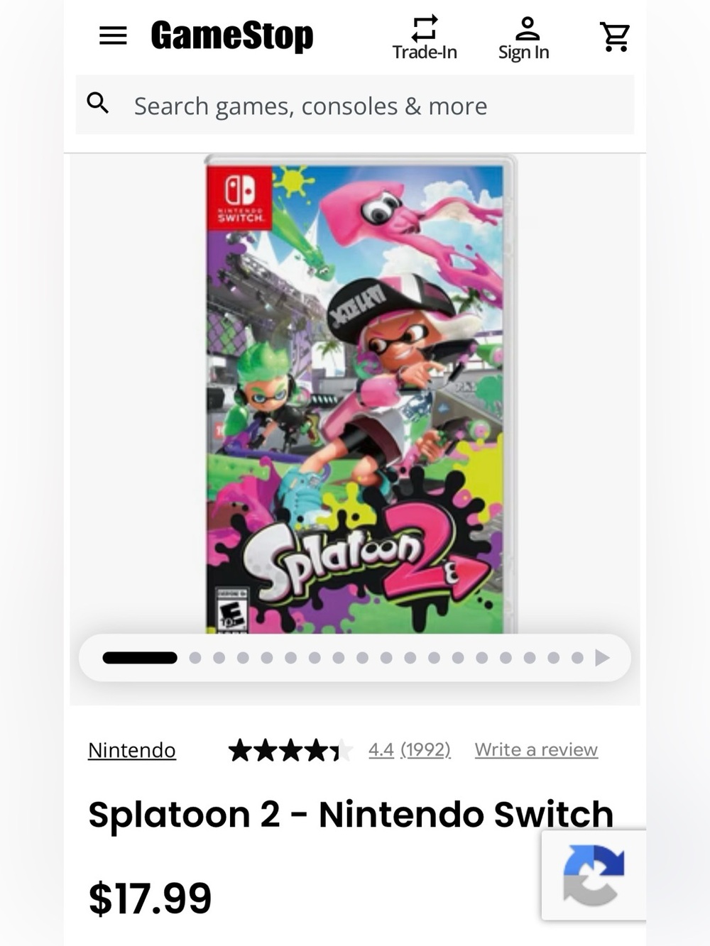 BRAND NEW Splatoon 2 - Nintendo Switch